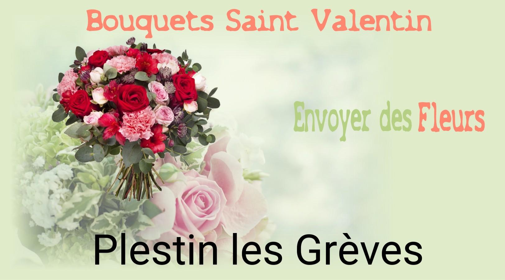 Roses de Saint-Valentin livrées à Plestin-les-Grèves